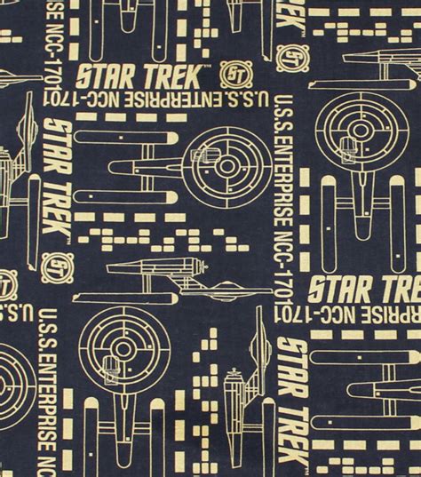 star wars cotton fabric metallic logo|star trek fabric joann.